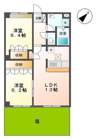 ピュアハートの物件間取画像